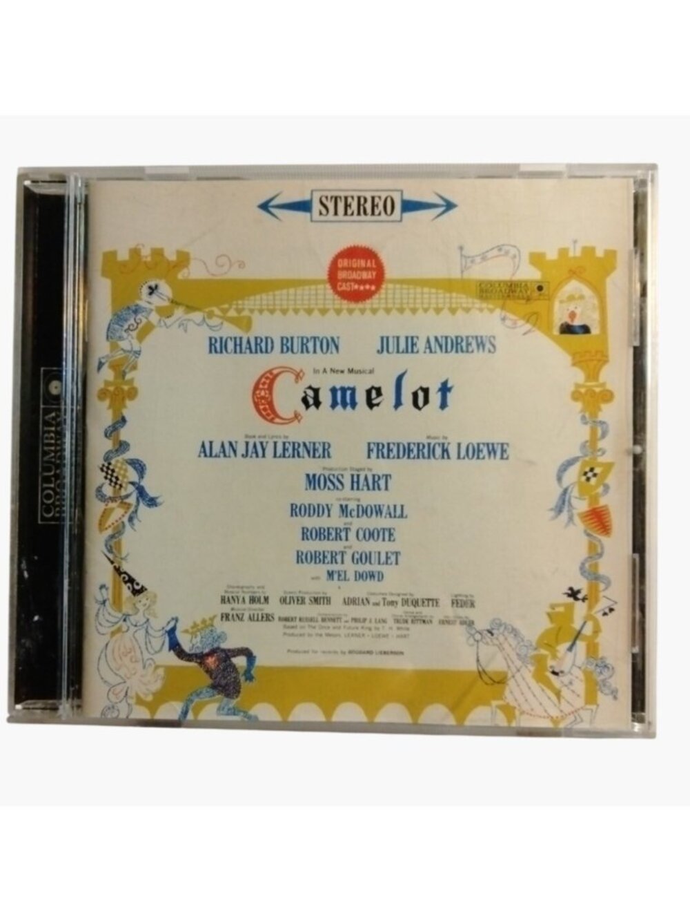 Camelot CD Original Cast Recording 1998 Richard Burton  Julie Andrews,